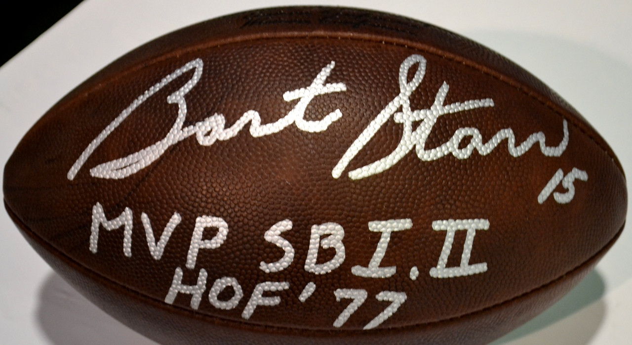 bart starr autograph value