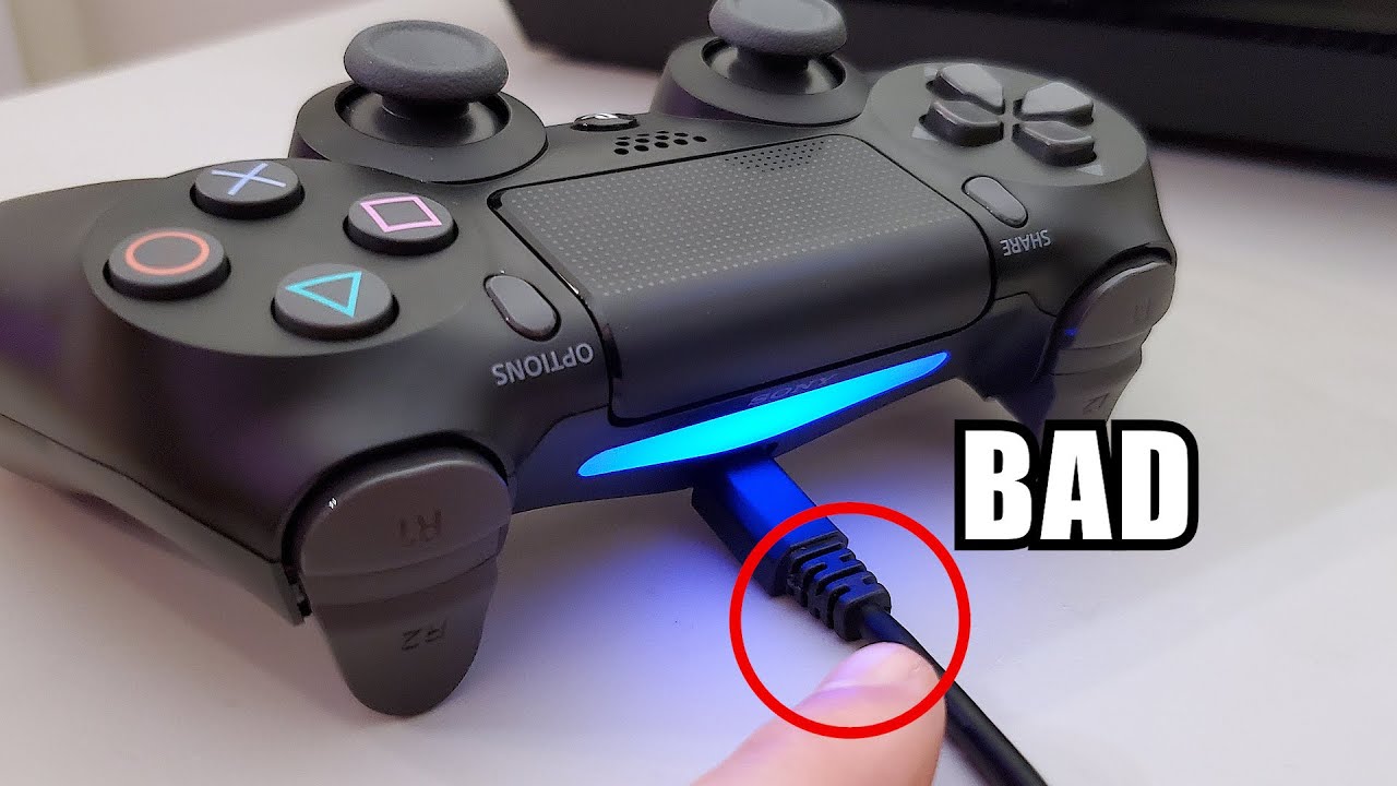 how to charge ps4 remote