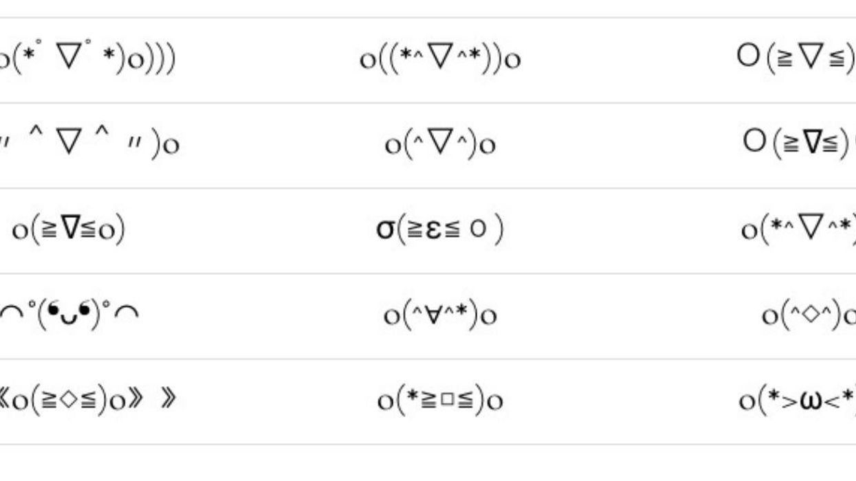 japanese keyboard faces