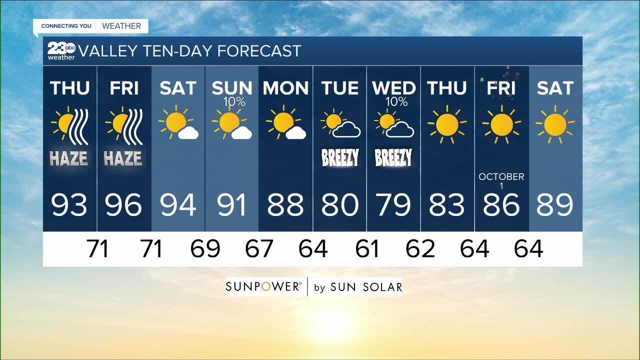 weather menifee ca 10 day