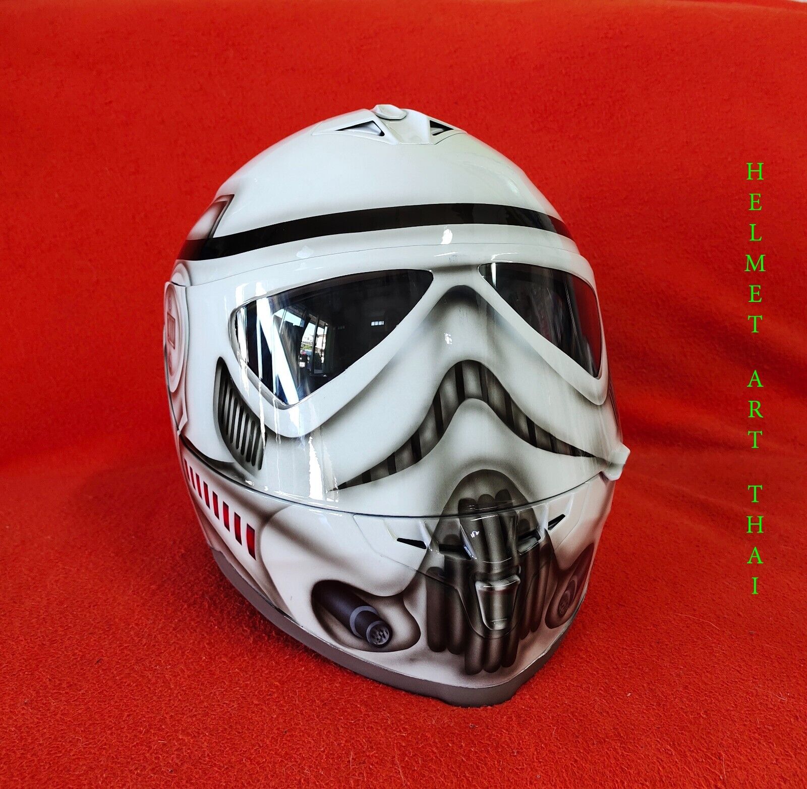 stormtrooper motorcycle helmet