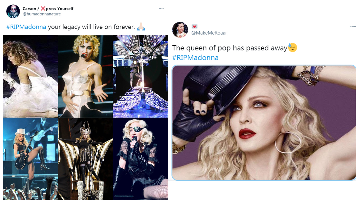 madonna tweets