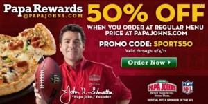 papa johns discount