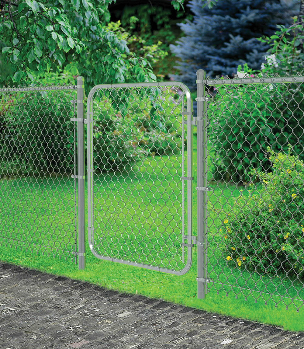 adjustable chain link gate