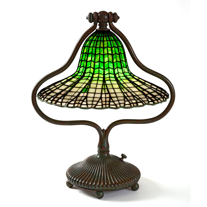 tiffany lotus bell table lamp