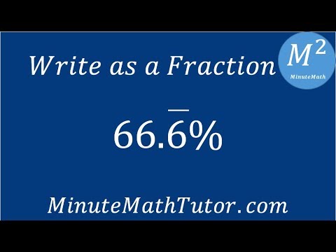 66.67 percent in fraction