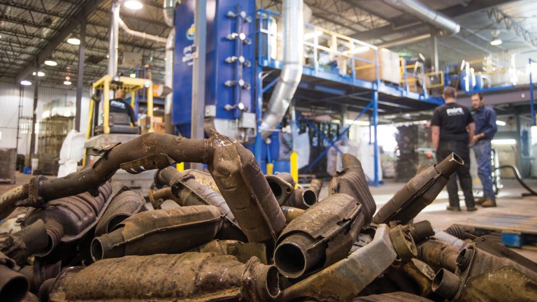 pmr catalytic converter recycling