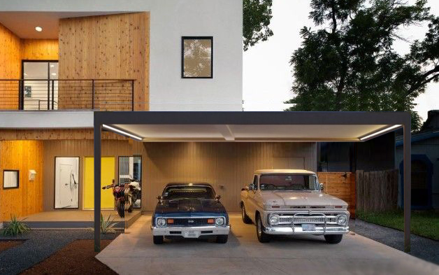 modern car port