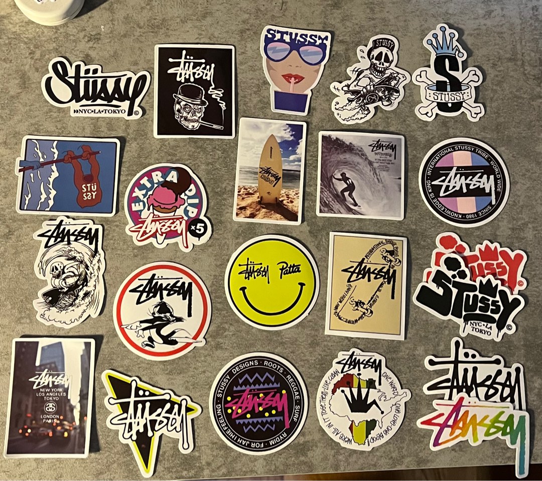 stussy stickers pack