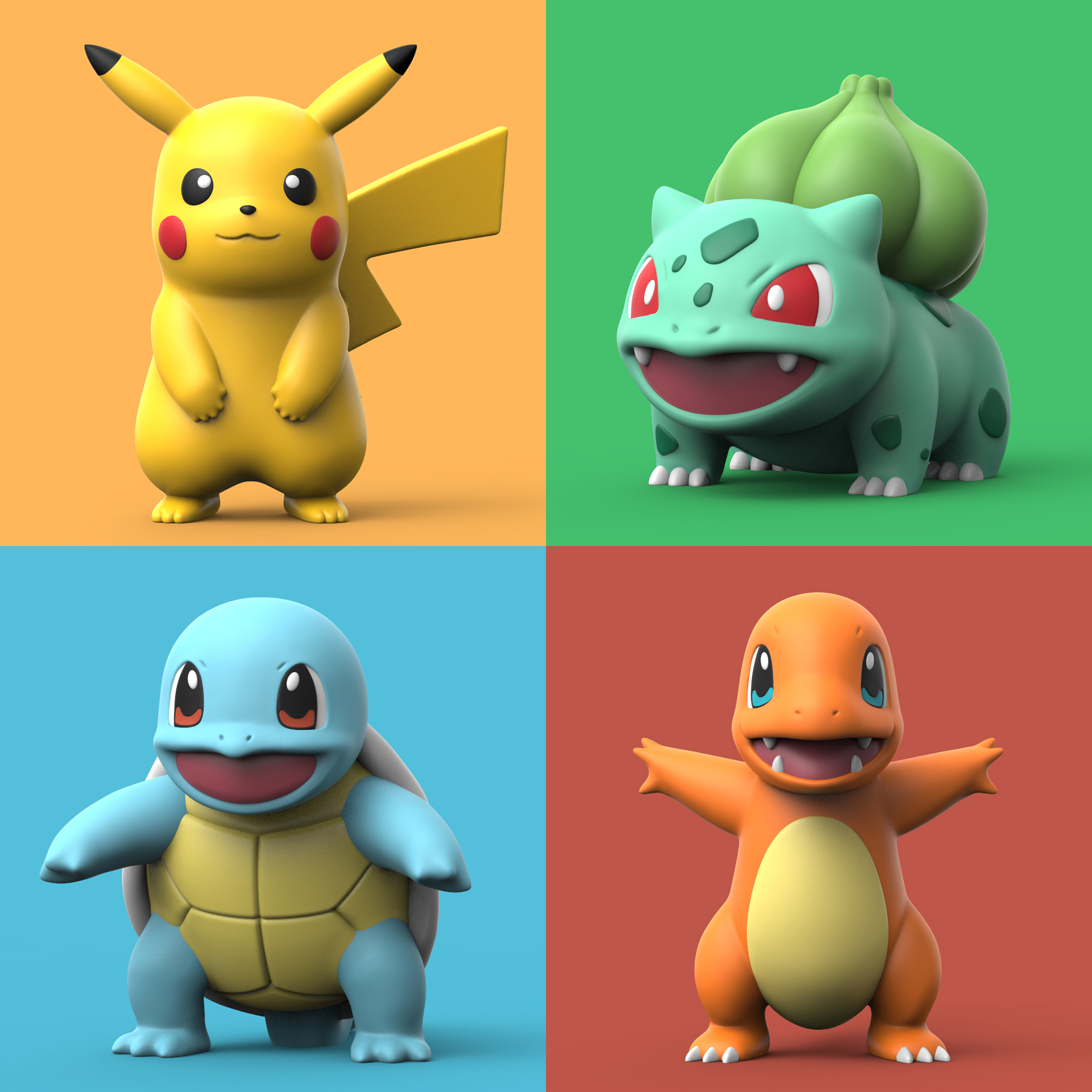 charmander or squirtle or bulbasaur