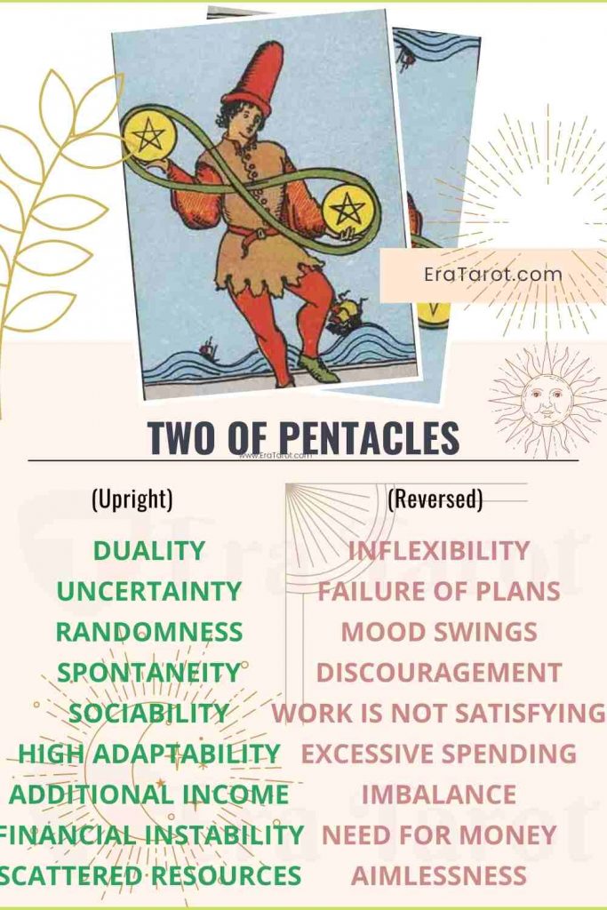 2 of pentacles yes or no