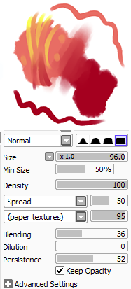 oil brush paint tool sai