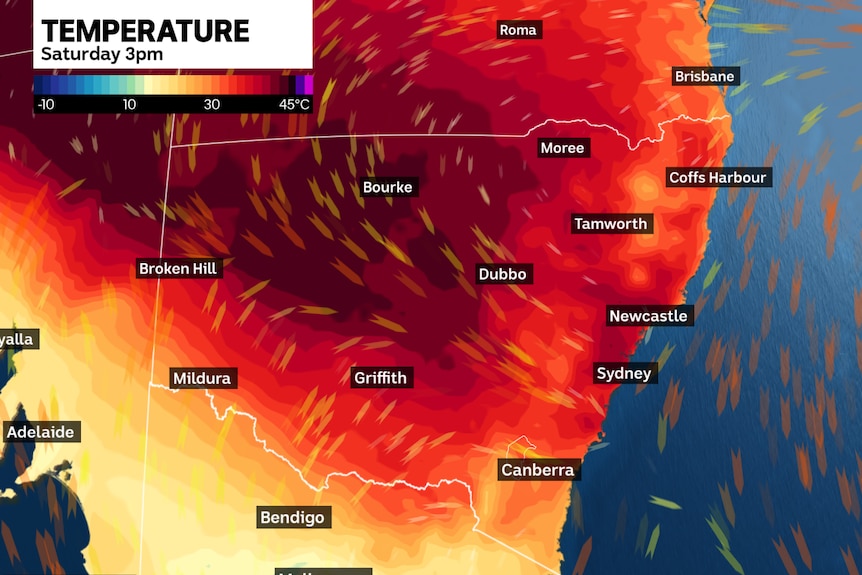 sydney temperatures today