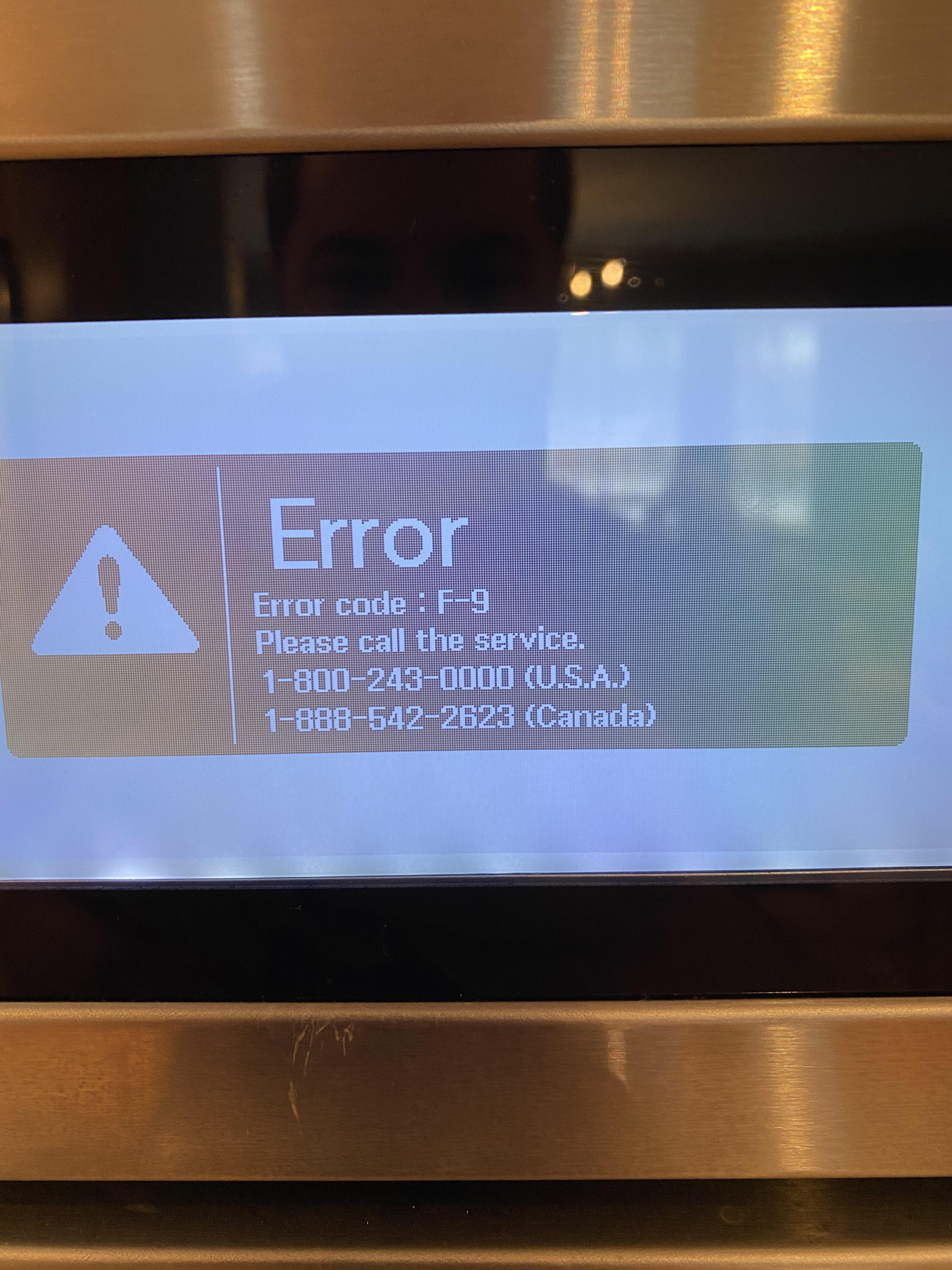 lg f9 heating error