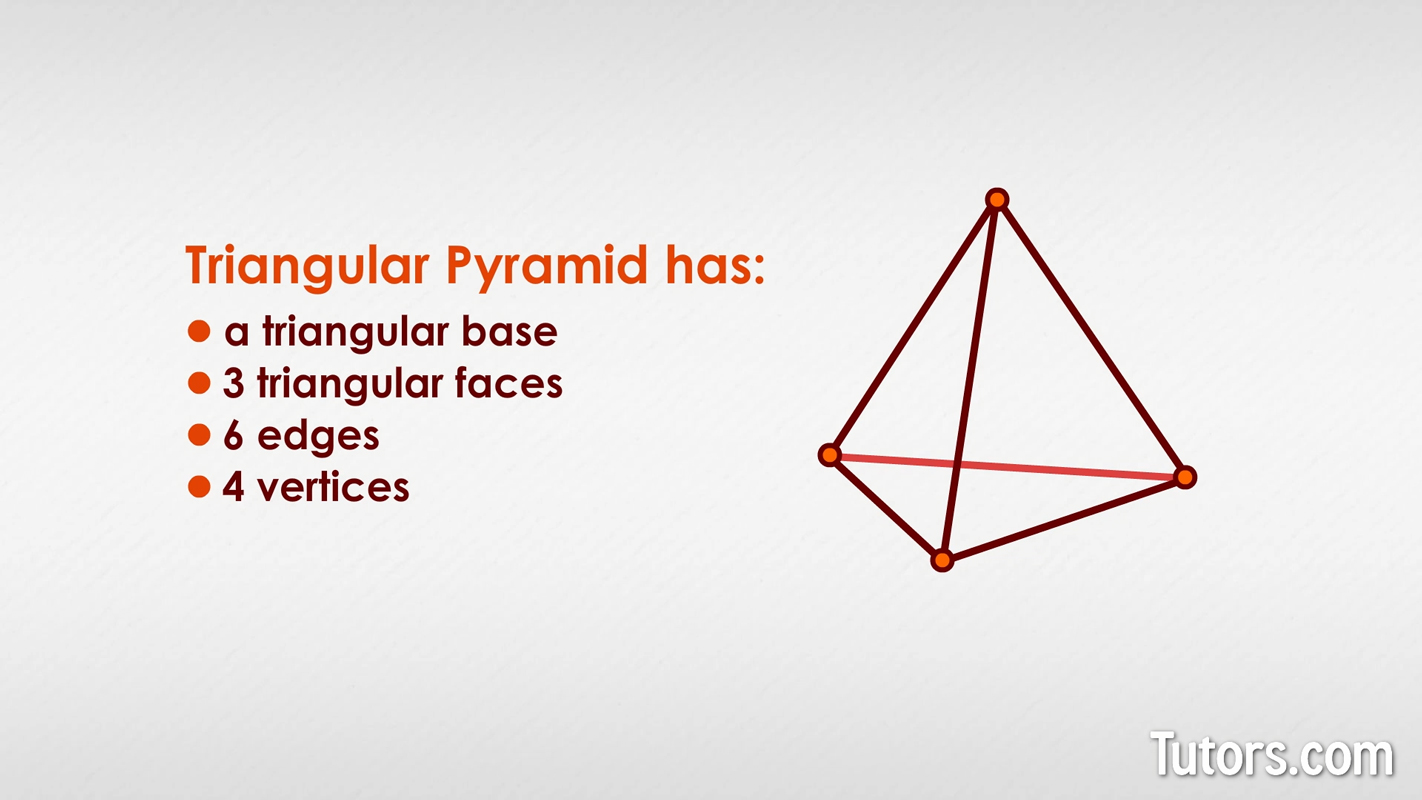 a triangular pyramid has faces