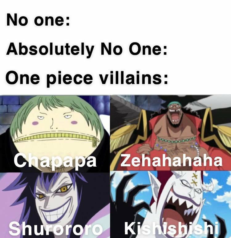 why do one piece characters have weird laughs