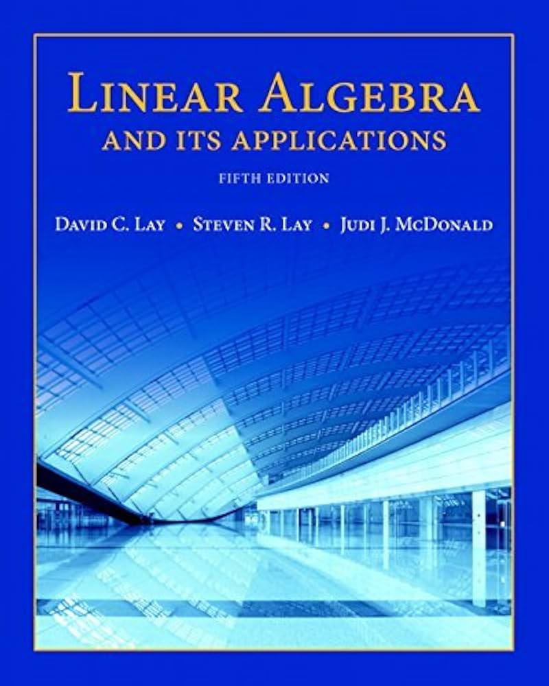 linear algebra and its applications 5th edition