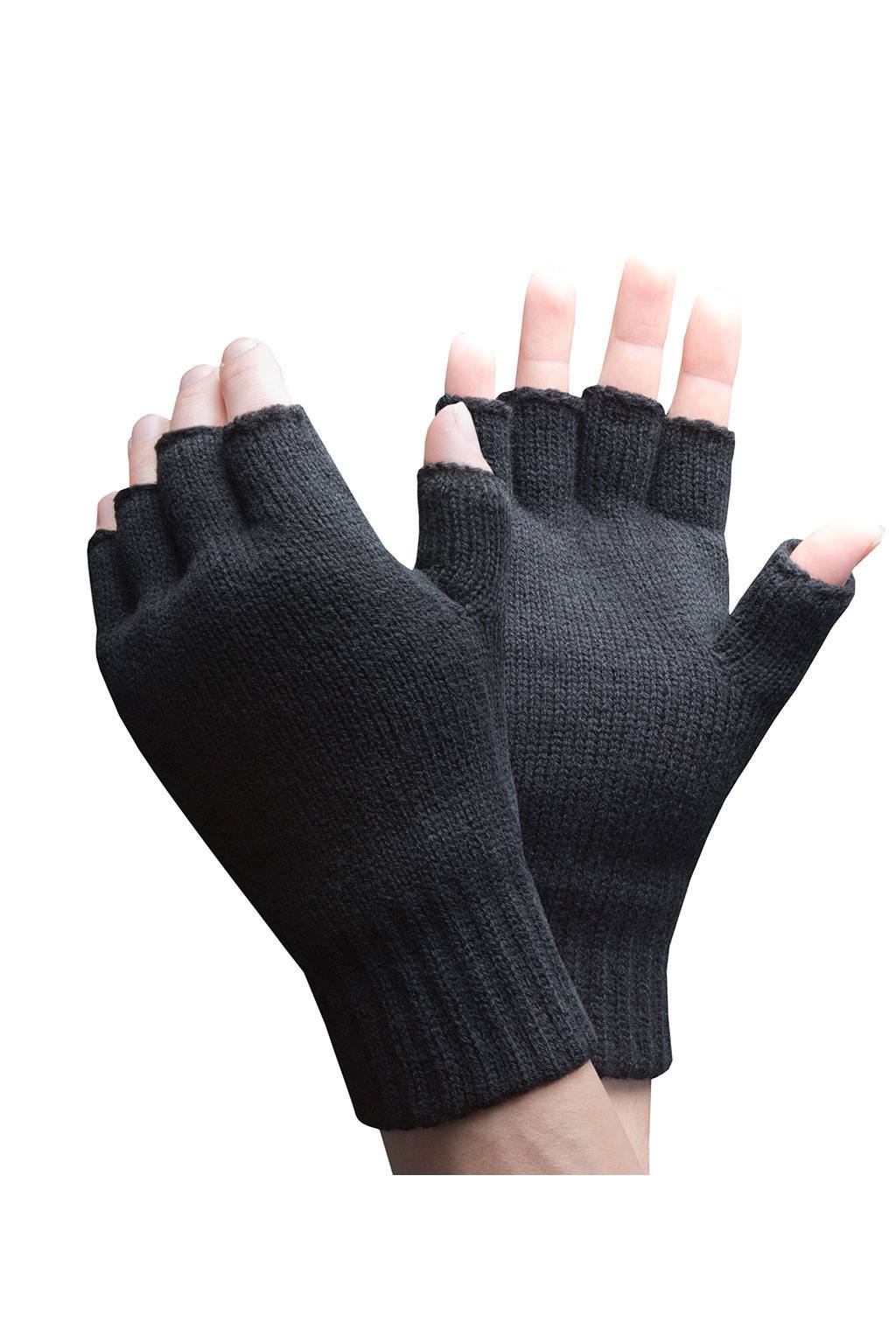 warm fingerless gloves