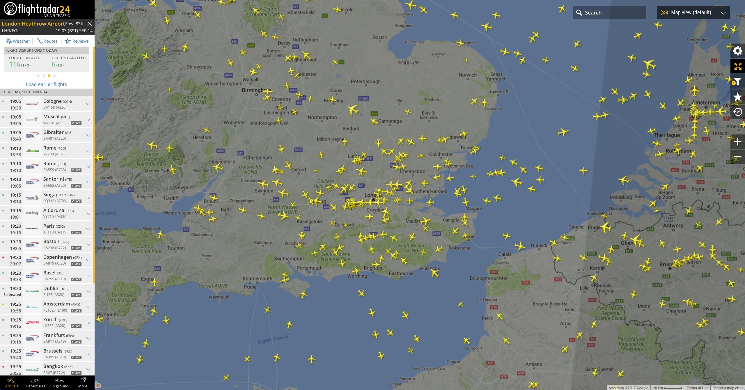 flight tracker heathrow