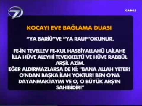 eşini kendine baglayan dua