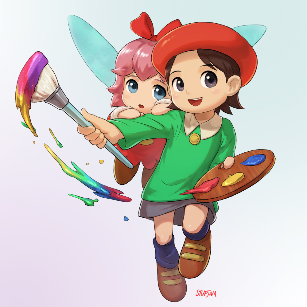 adeleine and ribbon