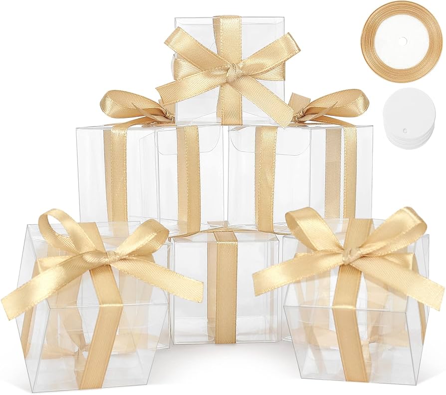 transparent boxes for gifts