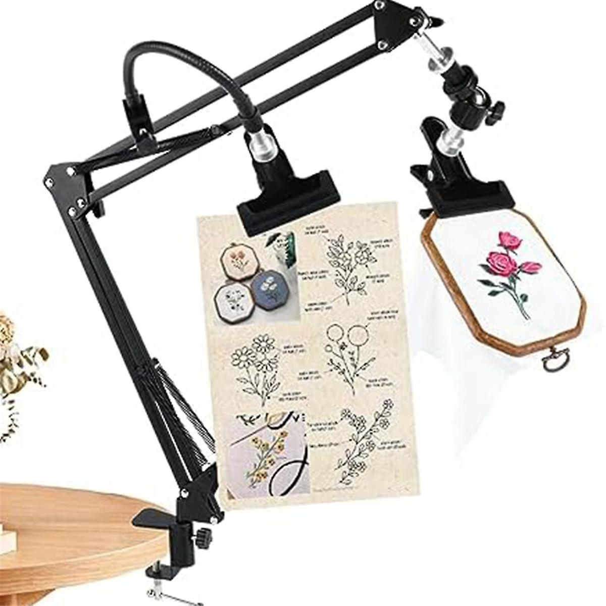 metal embroidery stand