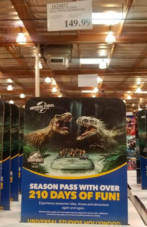 universal studios hollywood costco annual pass