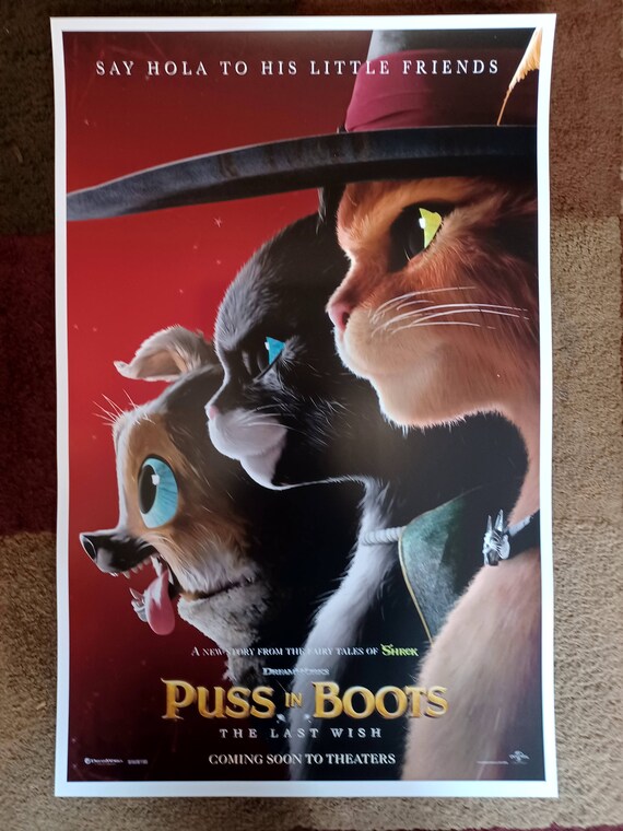 puss and boots poster