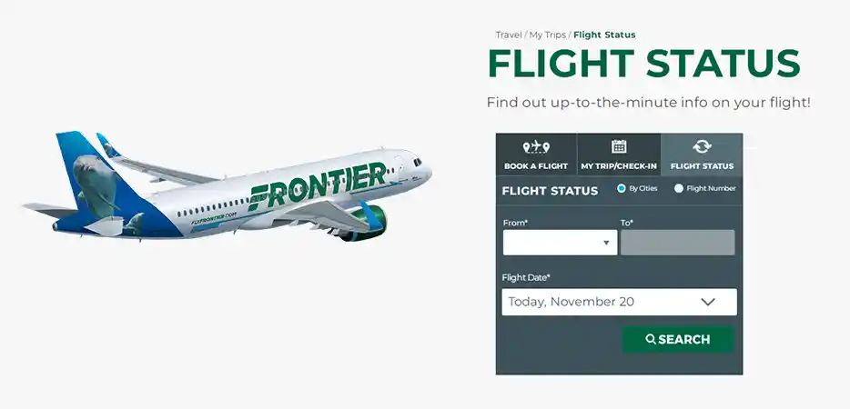 frontier flight status