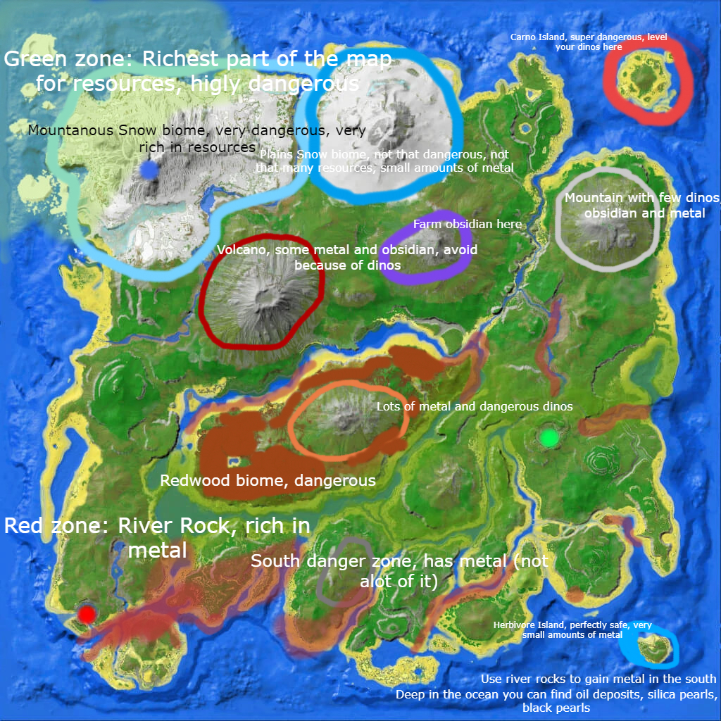 ark the island map