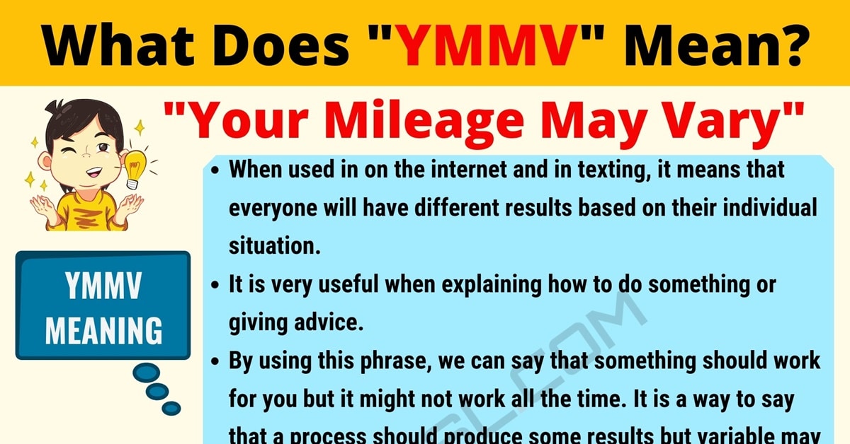 ymmv meaning