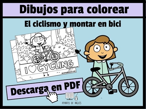 cómo se dice montar en bicicleta en inglés