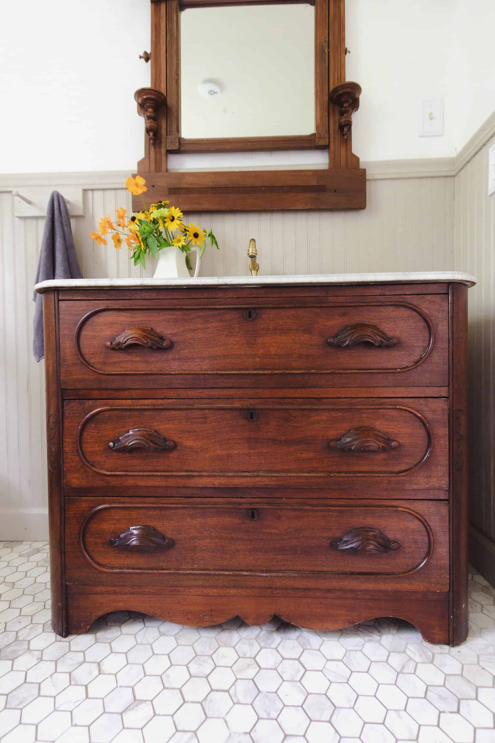 antique dresser drawers