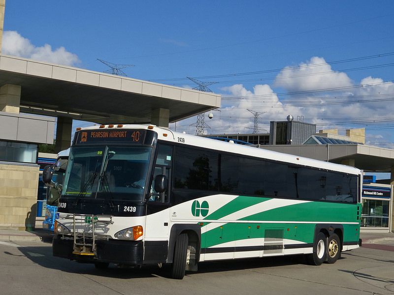 go bus 40 - richmond hill to pearson schedule