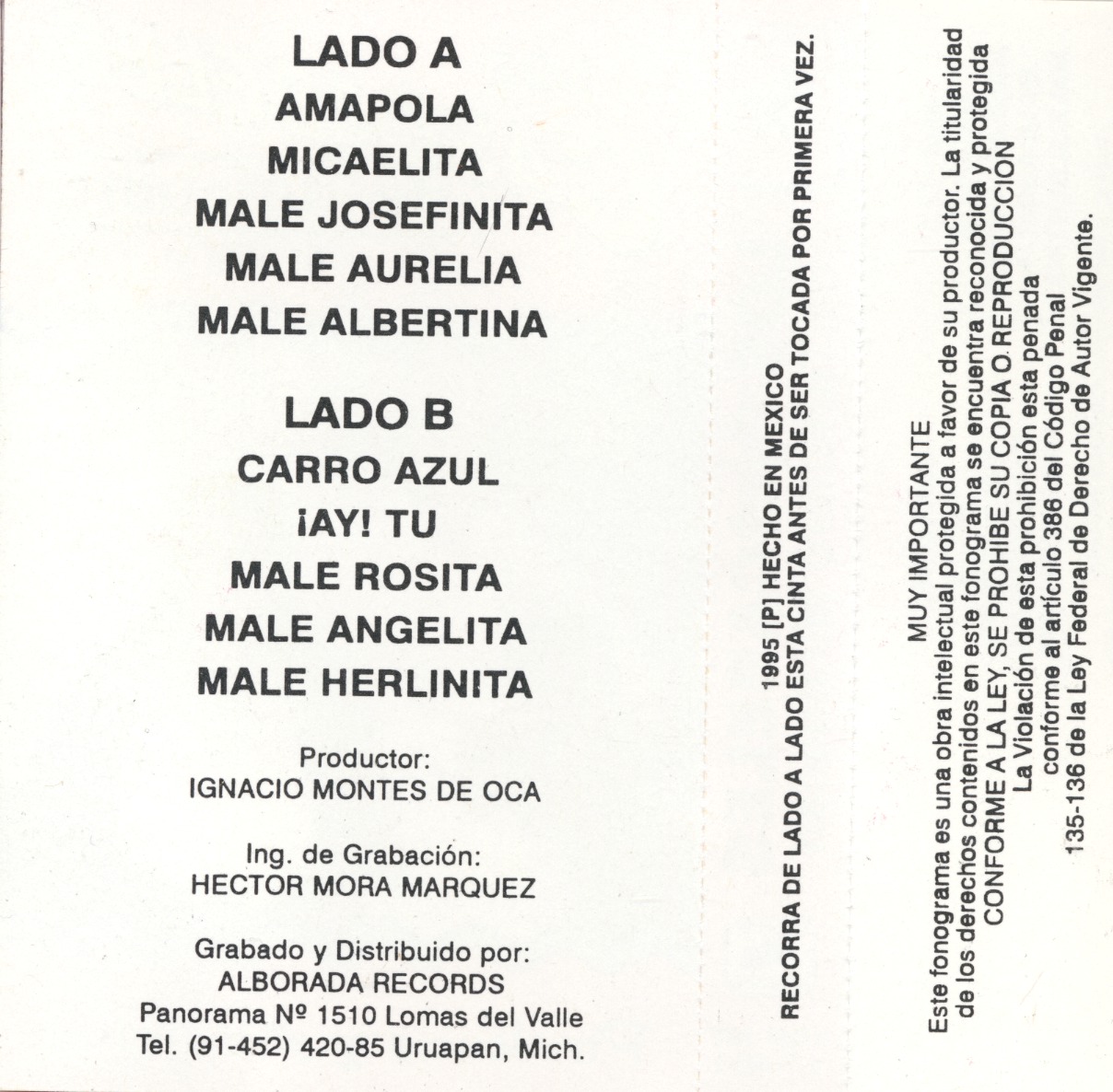 male rosita letra