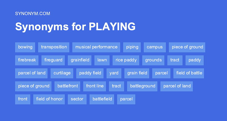 playing out synonym