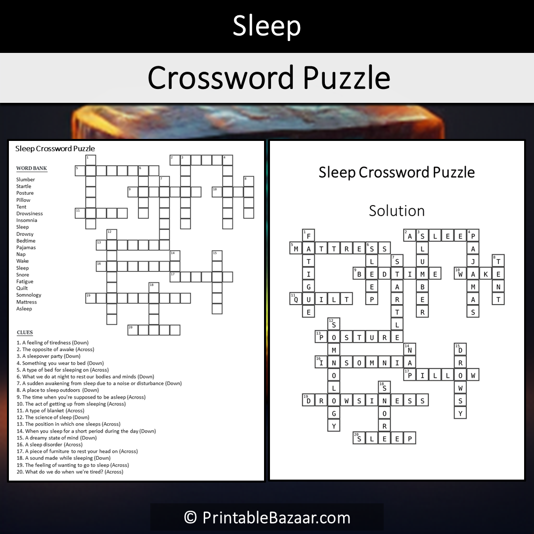 sleep inducing crossword clue