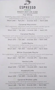 starbucks menu delhi