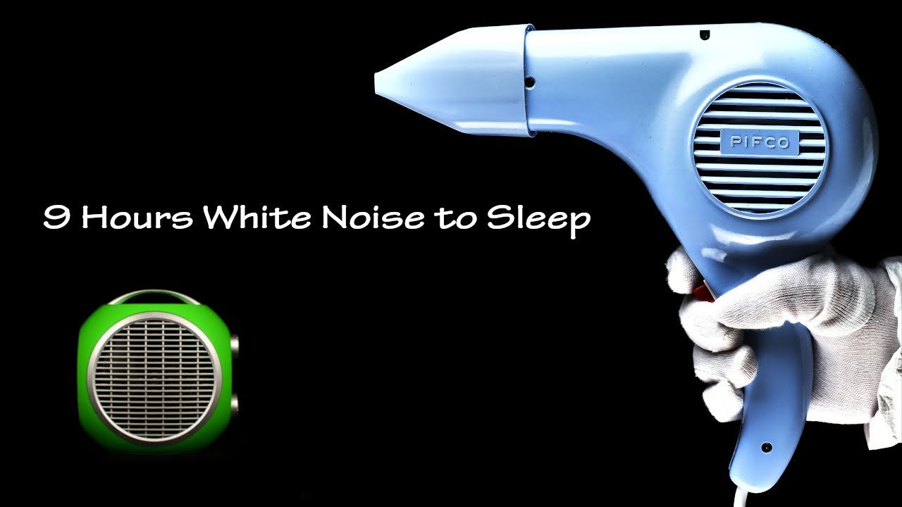 youtube hair dryer white noise