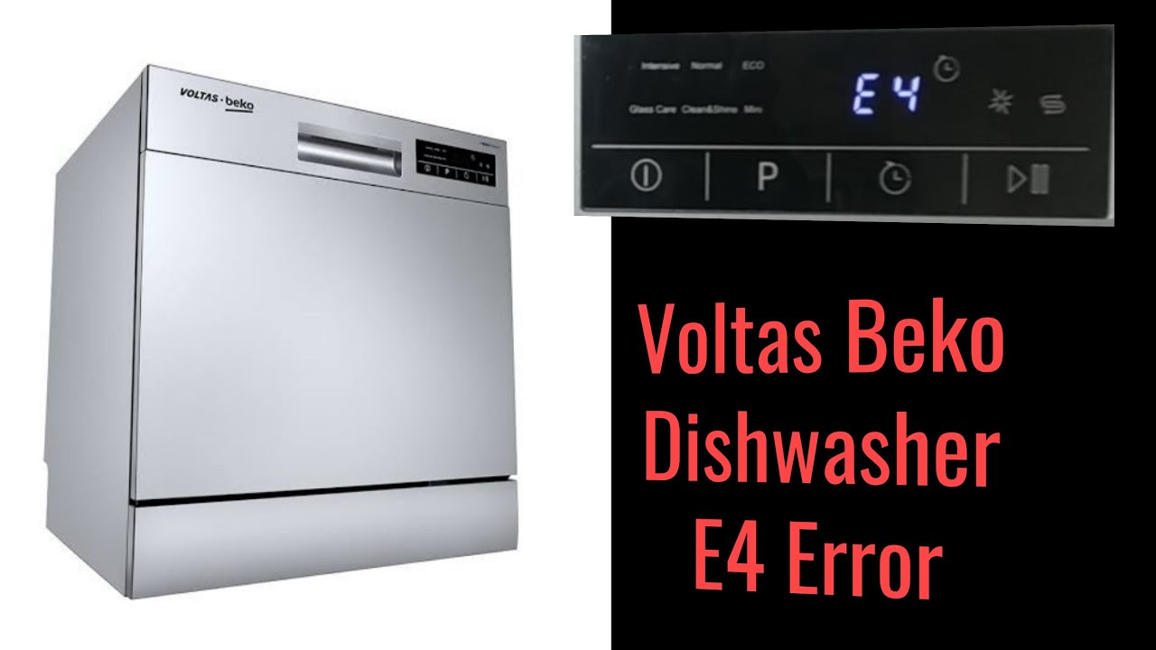 dishwasher e4 error