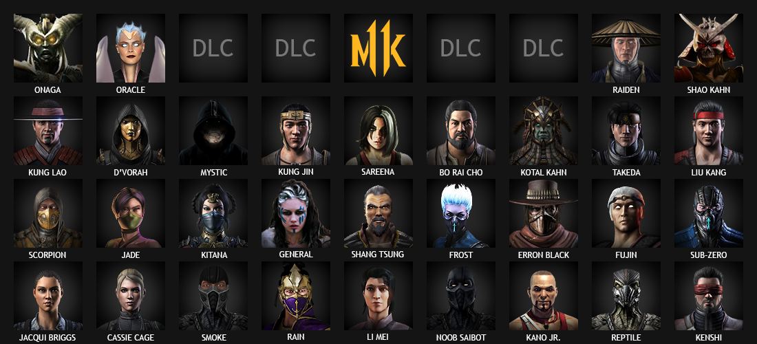 mk11 roster