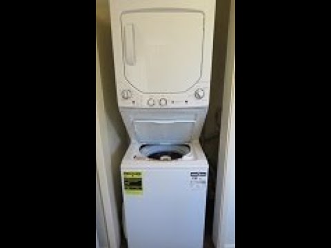 ge washer/dryer combo how to use