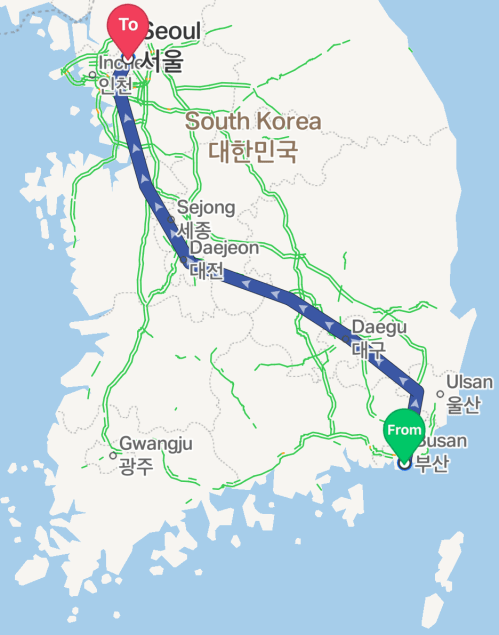 seoul to jeju island train