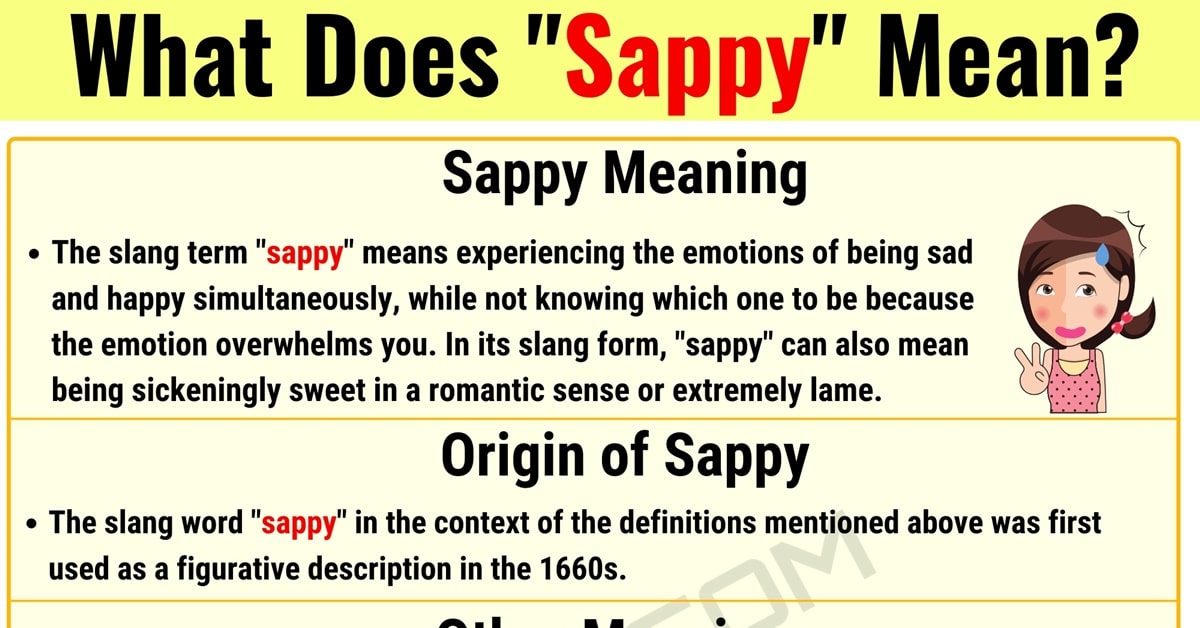 sappy synonym