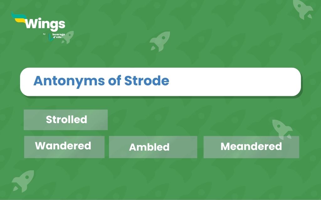 stride antonym