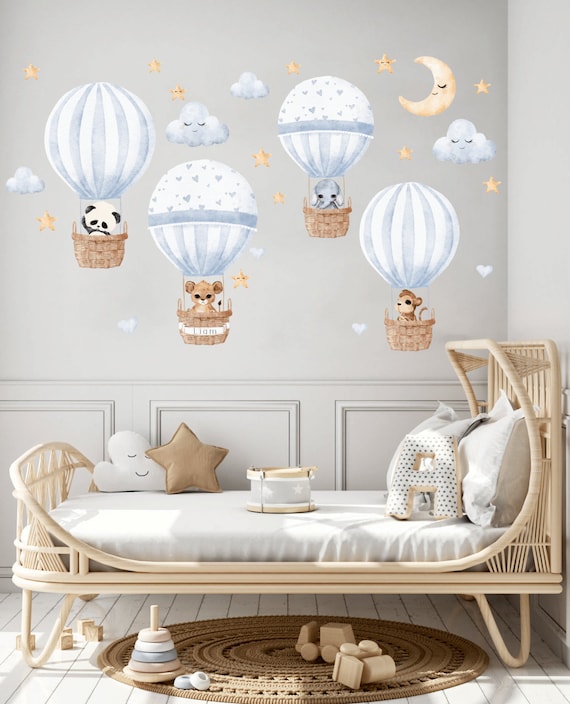 air balloon wall stickers