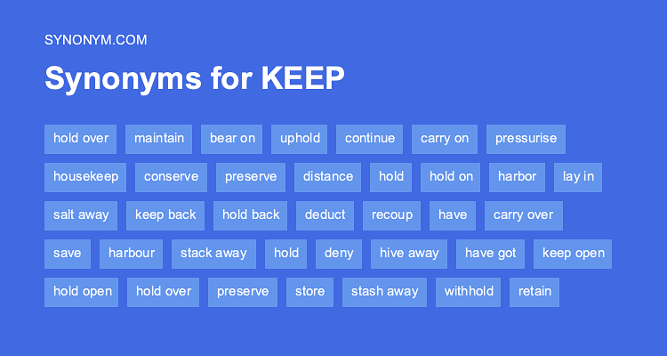 keeps synonym