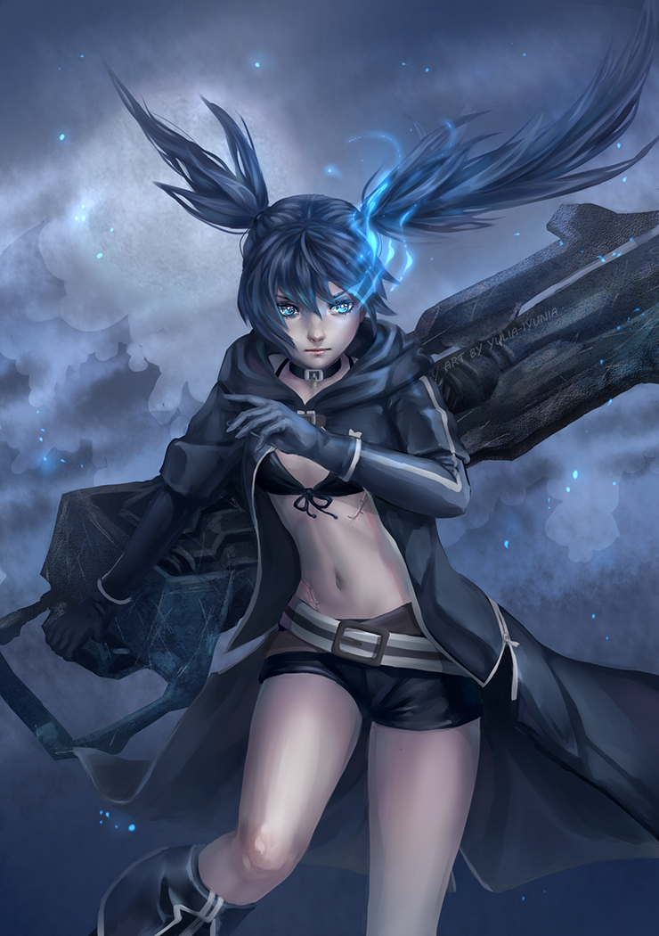 black rock shooter fanart