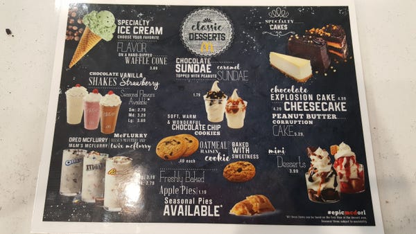 mcdonalds orlando fl menu